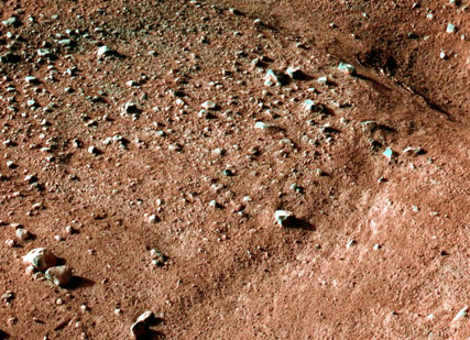 Martian surface 